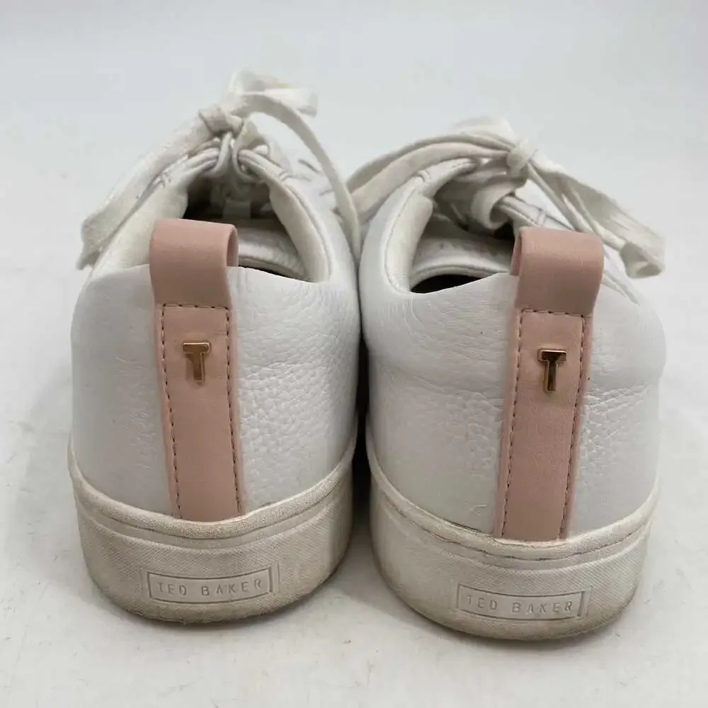 Ted Baker White Pink Brown Sneakers | Women’s US 10